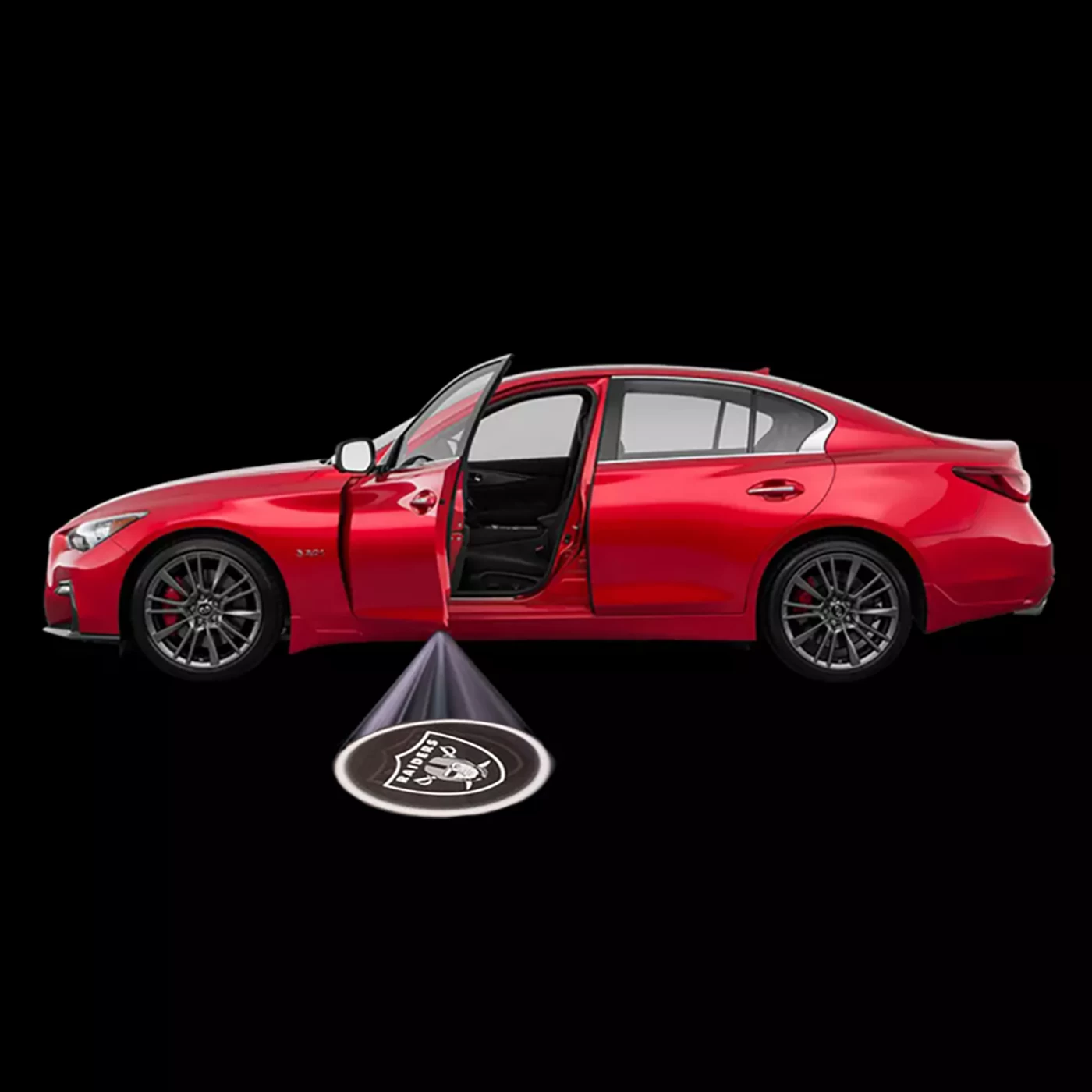 RAIDERS LED CAR DOOR LIGHT KIT 3 RAIDERS LED CAR DOOR LIGHT KIT