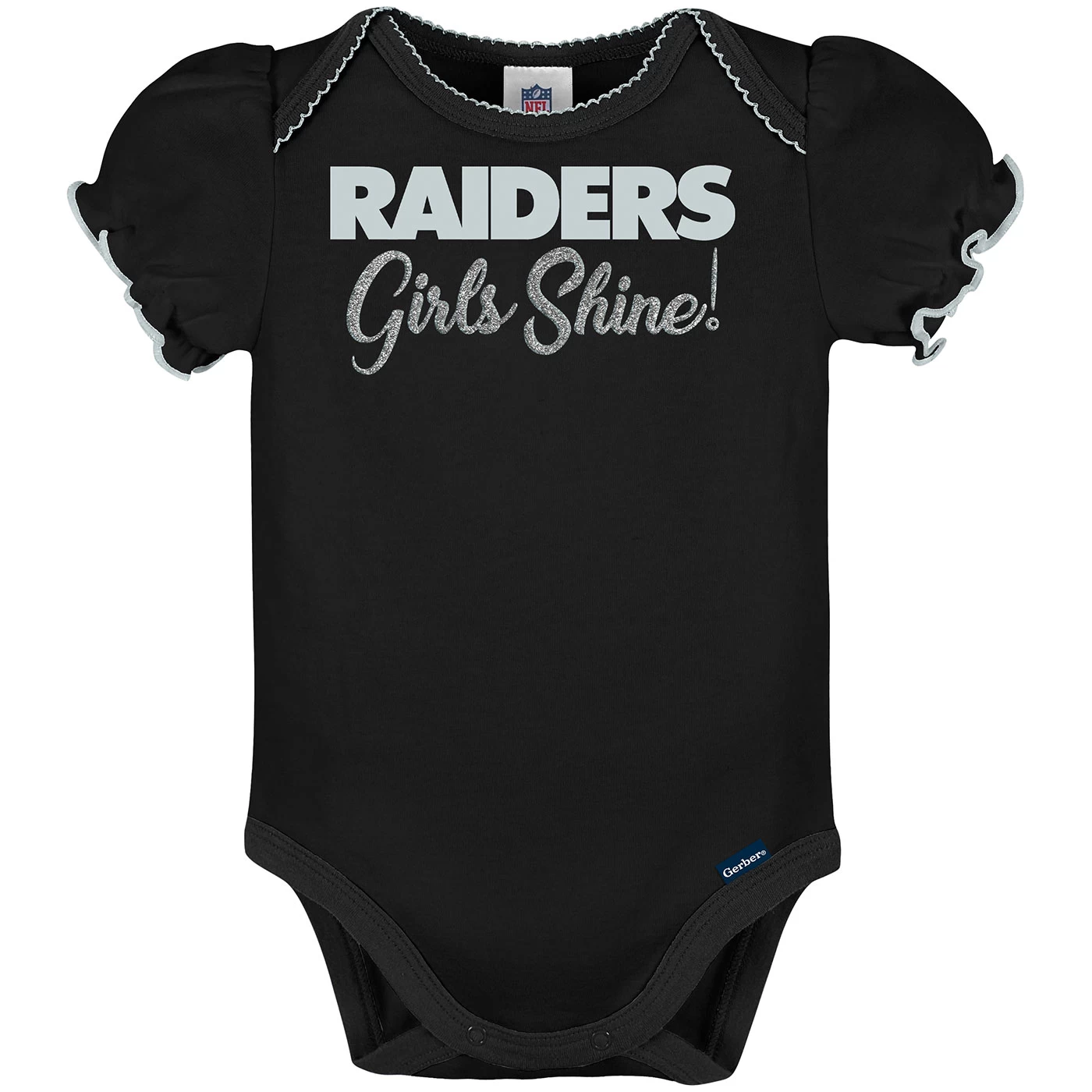 Gerber RAIDERS GIRLS NEWBORN BODYSUIT 3 Gerber RAIDERS GIRLS NEWBORN BODYSUIT