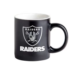RAIDERS 14OZ BLACK MATTE MUG