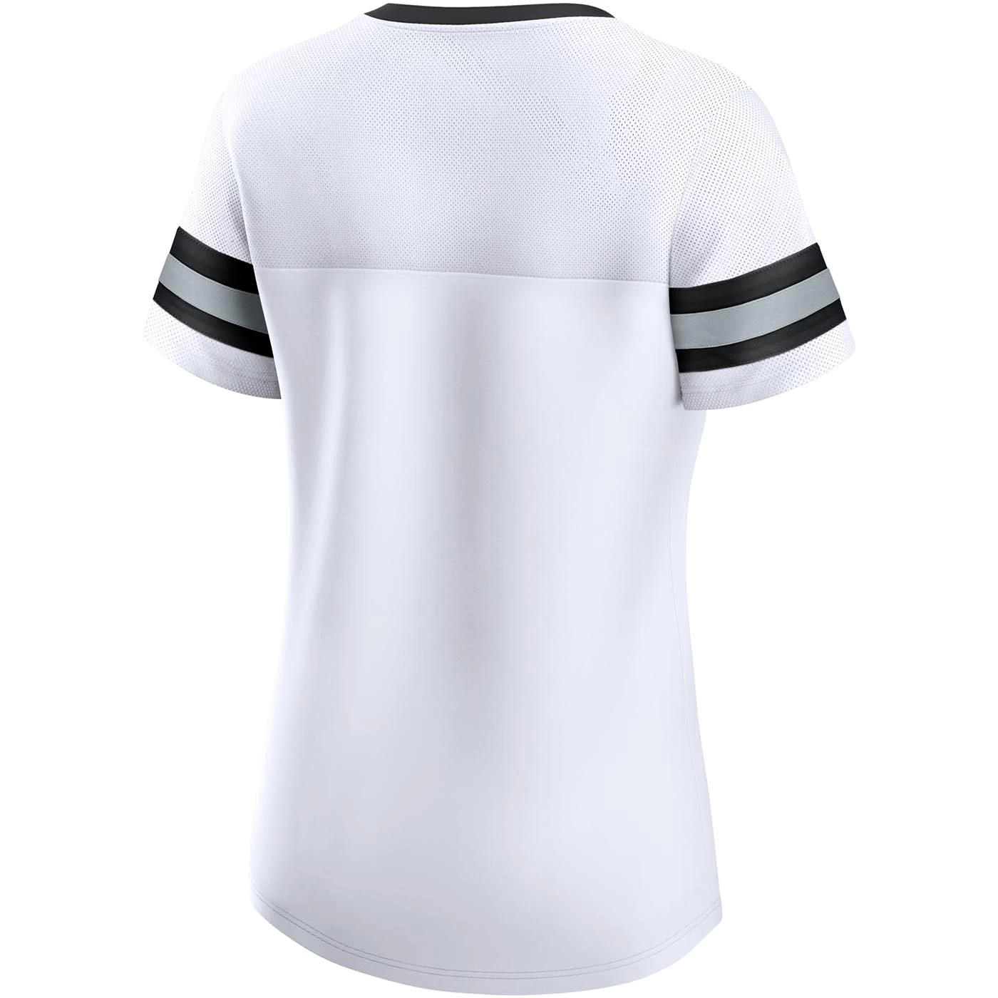 Fanatics WOMENS ICONIC WHITE ATHENA SHORT SLEEVE TOP 4 Fanatics WOMENS ICONIC WHITE ATHENA SHORT SLEEVE TOP - Image 2
