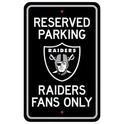 LAS VEGAS RAIDERS PARKING SIGN