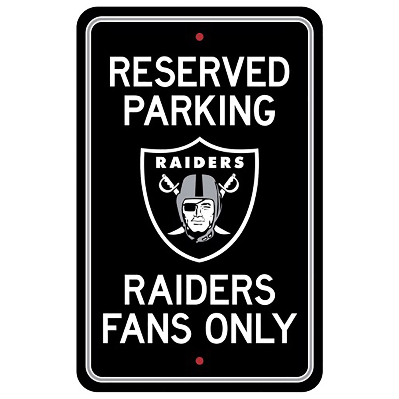LAS VEGAS RAIDERS PARKING SIGN 3 LAS VEGAS RAIDERS PARKING SIGN