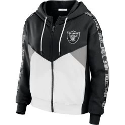 WEAR BY ERIN ANDREWS COLORBLOCK FULL ZIP HOOD