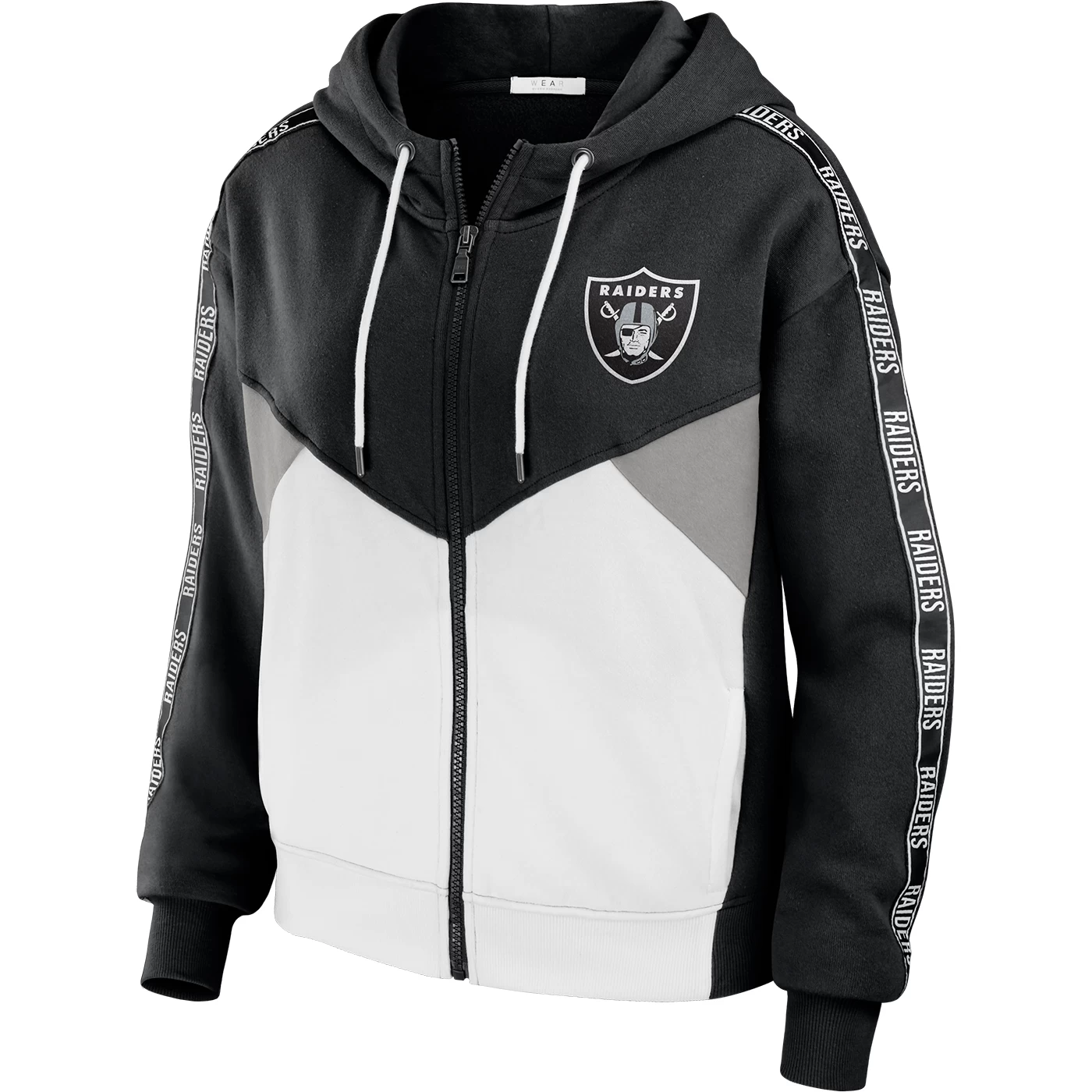 WEAR BY ERIN ANDREWS COLORBLOCK FULL ZIP HOOD 3 WEAR BY ERIN ANDREWS COLORBLOCK FULL ZIP HOOD