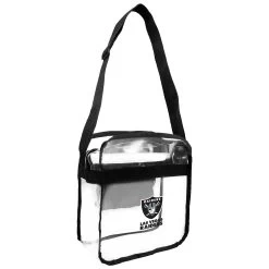 LAS VEGAS RAIDERS CLEAR CARRYALL CROSSBODY