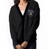 RAIDERS BUTTON UP SWEATER -Jersey Series 3729423a2002232601