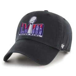 '47 SUPER BOWL BLACK CLEAN UP CAP