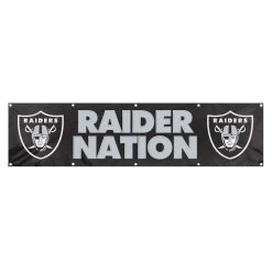 RAIDER NATION 8 FOOT BANNER