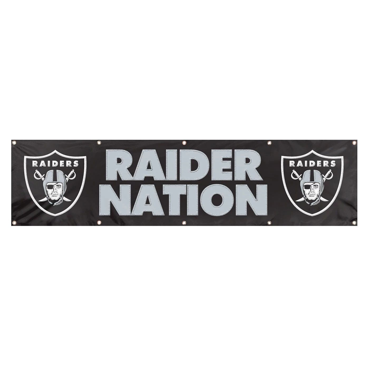 RAIDER NATION 8 FOOT BANNER 3 RAIDER NATION 8 FOOT BANNER