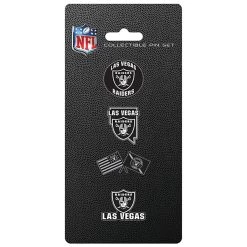 LAS VEGAS RAIDERS FOUR PIN SET