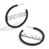 RAIDERS DELICATE ENAMEL HOOPS -Jersey Series 46670002603323010100