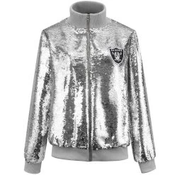SILVER SEQUIN JACKET