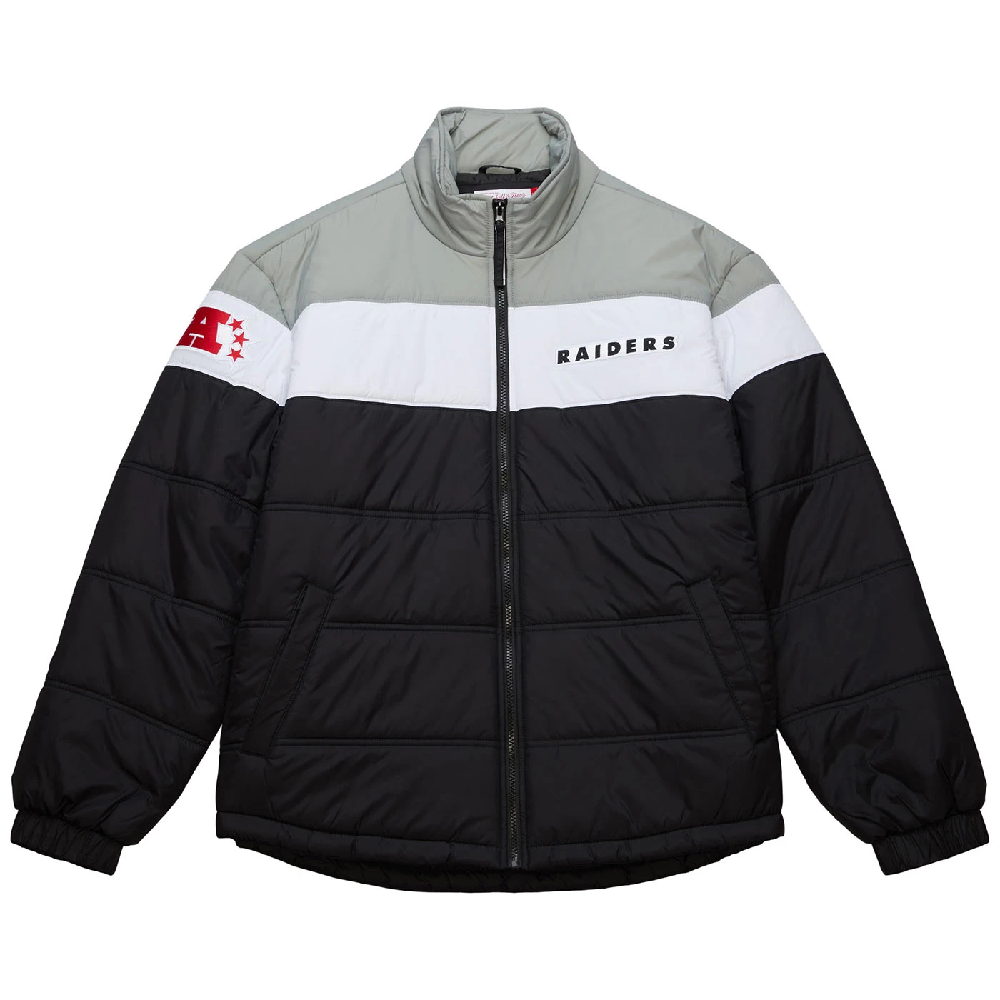 MITCHELL & NESS RAIDERS IN THE CLUTCH PUFFER JACKET 3 MITCHELL & NESS RAIDERS IN THE CLUTCH PUFFER JACKET