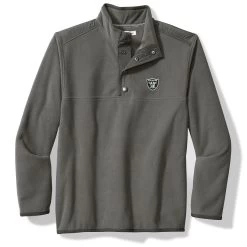 TOMMY BAHAMA FIELD RUNNER SNAP MOCK PULLOVER