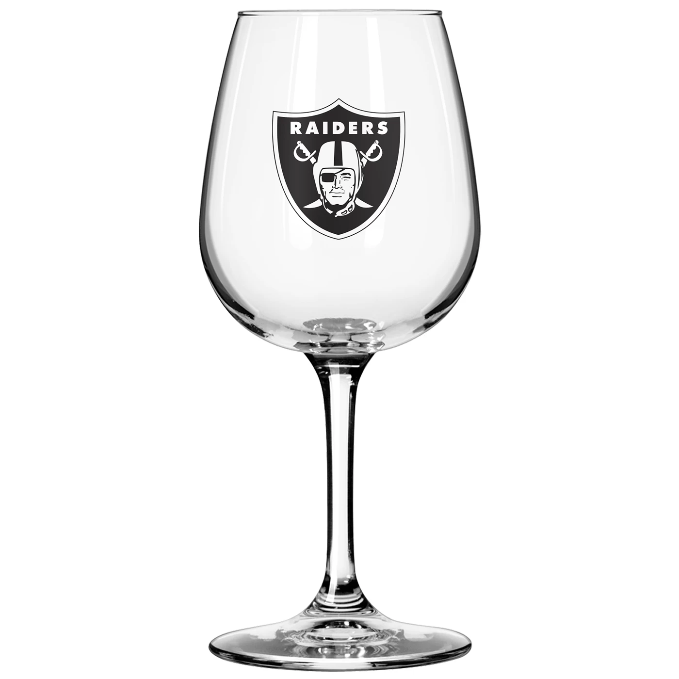 LAS VEGAS RAIDERS 12OZ GAME DAY WINE GLASS 3 LAS VEGAS RAIDERS 12OZ GAME DAY WINE GLASS