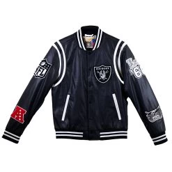 JEFF HAMILTON RAIDERS VEGAN LEATHER JACKET