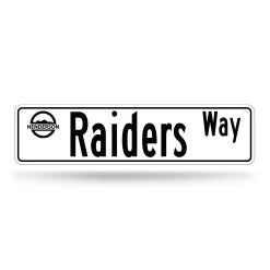 Rico LAS VEGAS RAIDERS HQ STREET SIGN