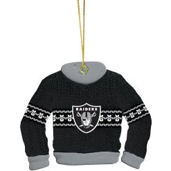 RAIDERS UGLY SWEATER ORNAMENT