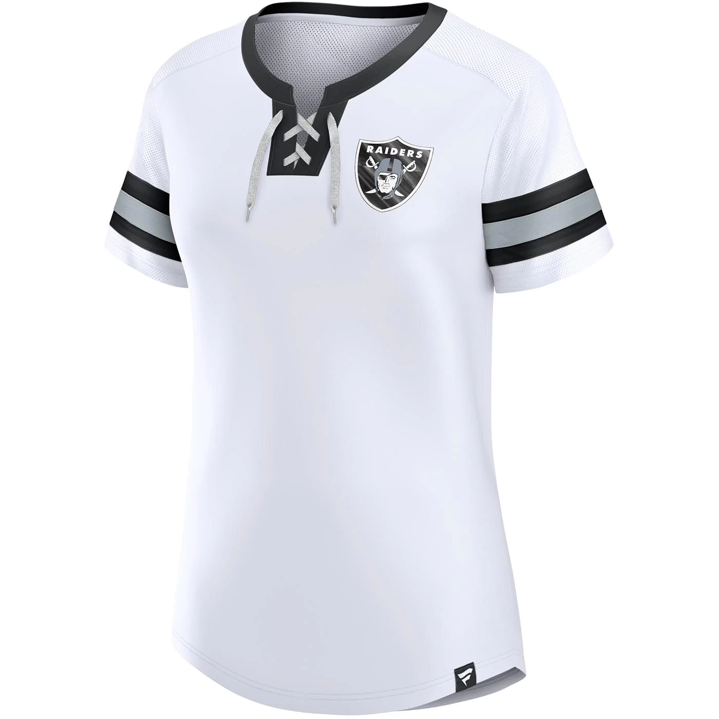 Fanatics WOMENS ICONIC WHITE ATHENA SHORT SLEEVE TOP 3 Fanatics WOMENS ICONIC WHITE ATHENA SHORT SLEEVE TOP