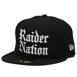 NEW ERA 59FIFTY RAIDER NATION OLE ENGLISH CAP