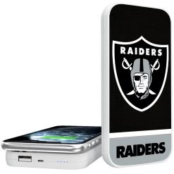 LAS VEGAS RAIDERS PORTABLE WIRELESS CHARGER