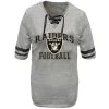 Profile RAIDERS WOMENS PLUS LACE UP YARN TEE -Jersey Series 8b3c49032001235003