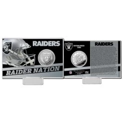 LAS VEGAS RAIDERS TEAM HISTORY COIN CARD