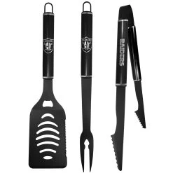 3 PIECE MONOCHROMATIC BBQ SET