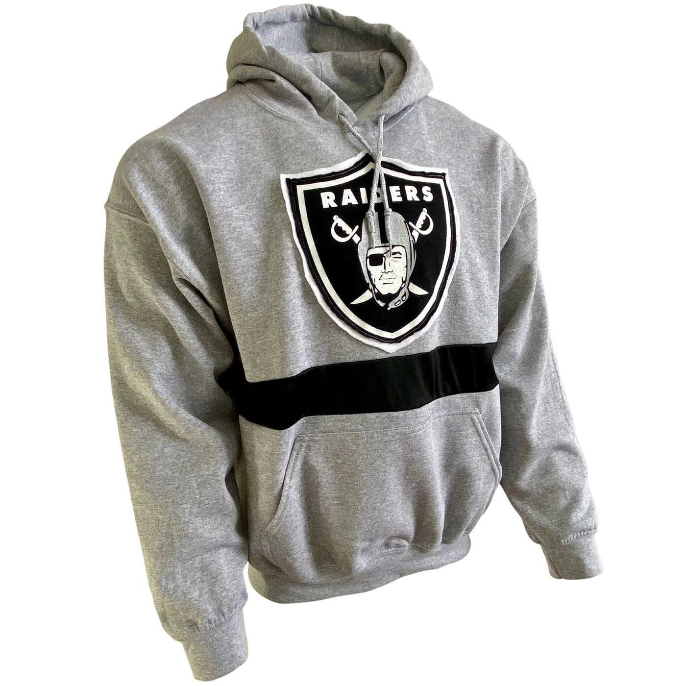 RAIDERS UNISEX SHIELD HOOD 3 RAIDERS UNISEX SHIELD HOOD