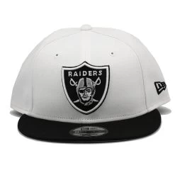 NEW ERA 9FIFTY SHIELD LOGO 2T WHITE & BLACK CAP -Jersey Series 98fb736c503821840200b
