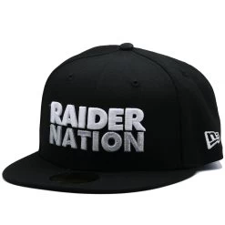 NEW ERA 59FIFTY RAIDER NATION CAP