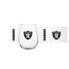 RAIDERS 16OZ STEMLESS WINE GLASS -Jersey Series a015f6ce605023120000