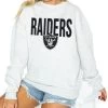 RAIDERS FLEECE DROP SHOULDER PULLOVER CREWNECK -Jersey Series ad822a8c2002232803
