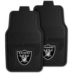LAS VEGAS RAIDERS VINYL CAR MAT SET