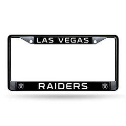 Rico LAS VEGAS RAIDERS CHROME LICENSE FRAME - Black