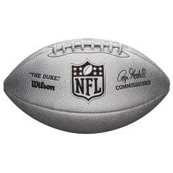 Wilson DUKE REPLICA FOOTBALL SILVER