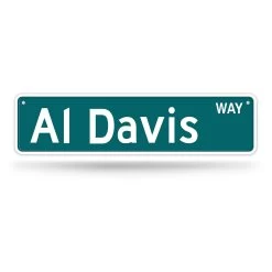 Rico AL DAVIS WAY STREET SIGN