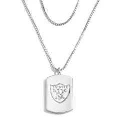 RAIDERS DOUBLE TAG RAIDER NATION NECKLACE -Jersey Series e271f0a4603323120000b
