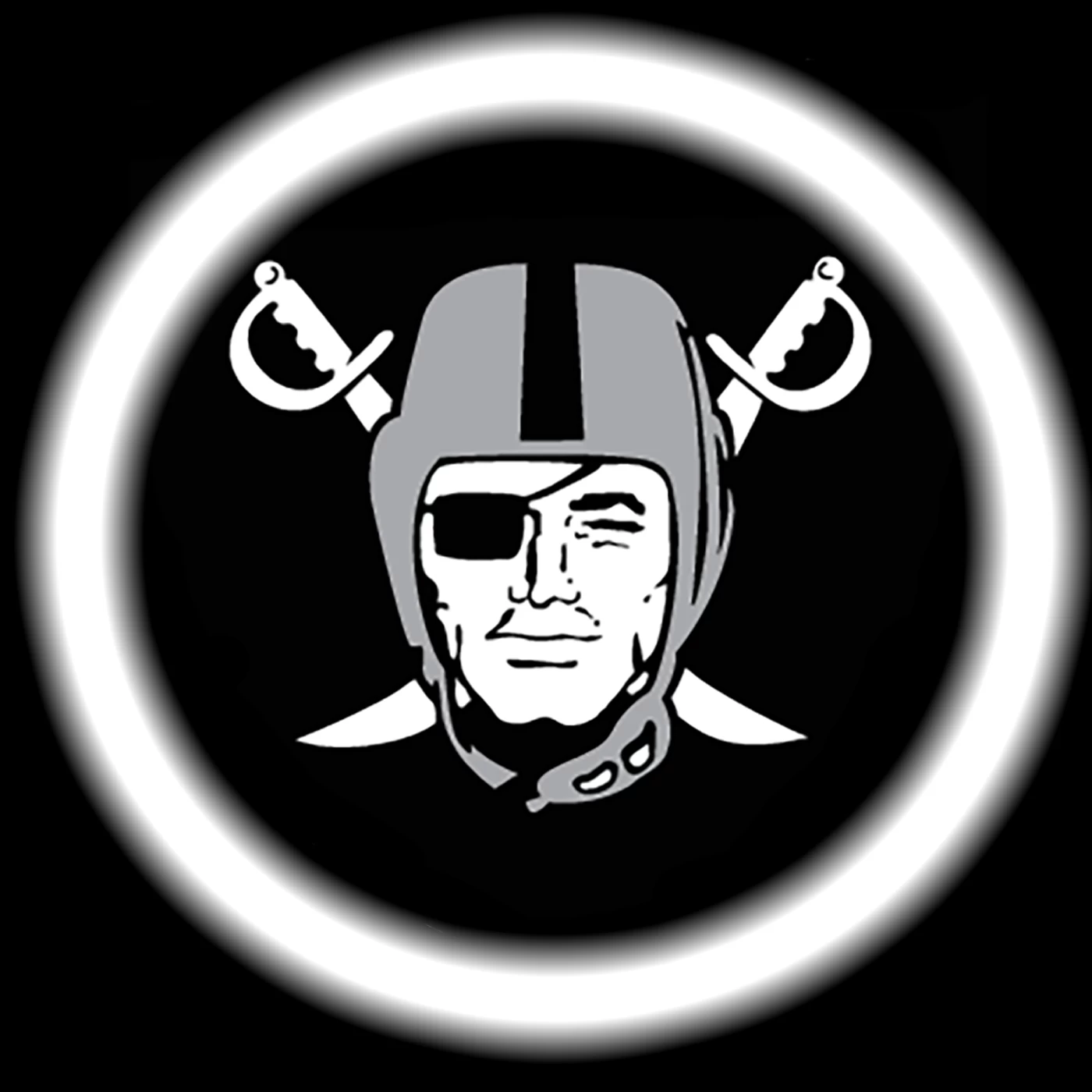 RAIDERS LED CAR DOOR LIGHT KIT 5 RAIDERS LED CAR DOOR LIGHT KIT - Image 3