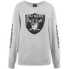 RAIDERS GRAY SEQUIN LOGO CREWNECK FLEECE -Jersey Series e7bd56582002232203