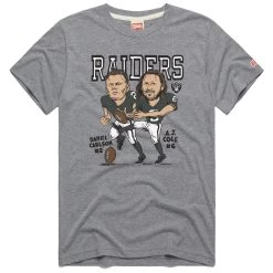 RAIDERS CARLSON AND COLE CHARACTER TEE