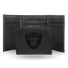 Rico RAIDERS LASER ENGRAVED BLACK TRI-FOLD WALLET 1 Rico RAIDERS LASER ENGRAVED BLACK TRI-FOLD WALLET -Jersey Series efa8d037604623030100