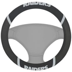 RAIDERS WORDMARK STEERING WHEEL COVER