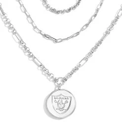 RAIDERS LAYERED SHIELD NECKLACE -Jersey Series fe7795ae603323110000a